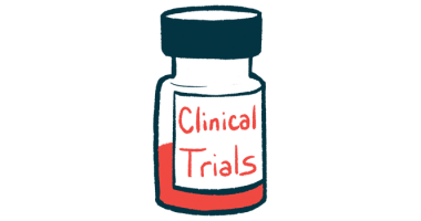 An illustration shows a bottle labelled 'clinical trials.'