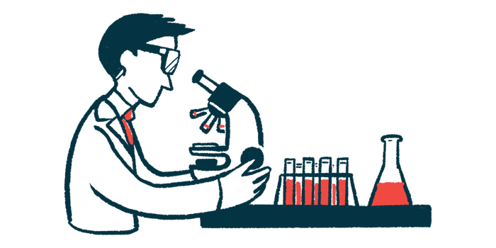 small blood vesicles | FAP News Today | illustration of researcher using microscope in lab