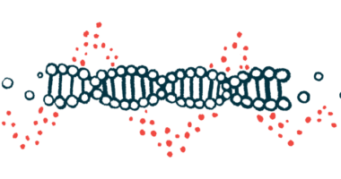 An illustration of the double helix of DNA.