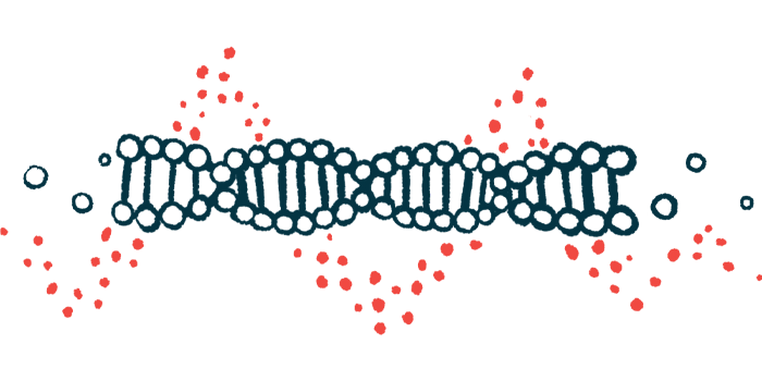 An illustration of the double helix of DNA.