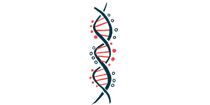 An illustration shows a DNA strand.