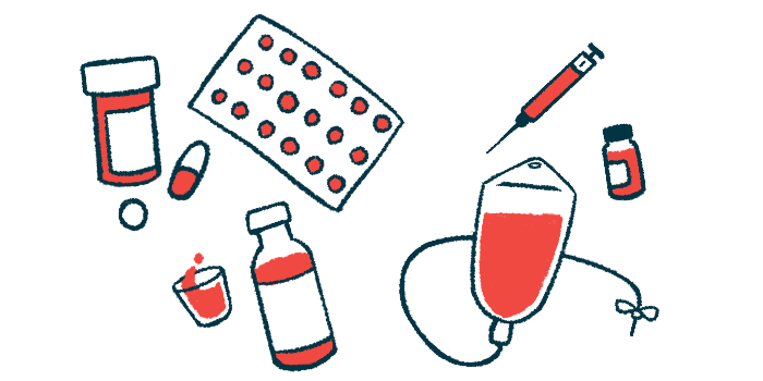 An illustration shows different types of medications, from pills and tablets to injections and infusions.