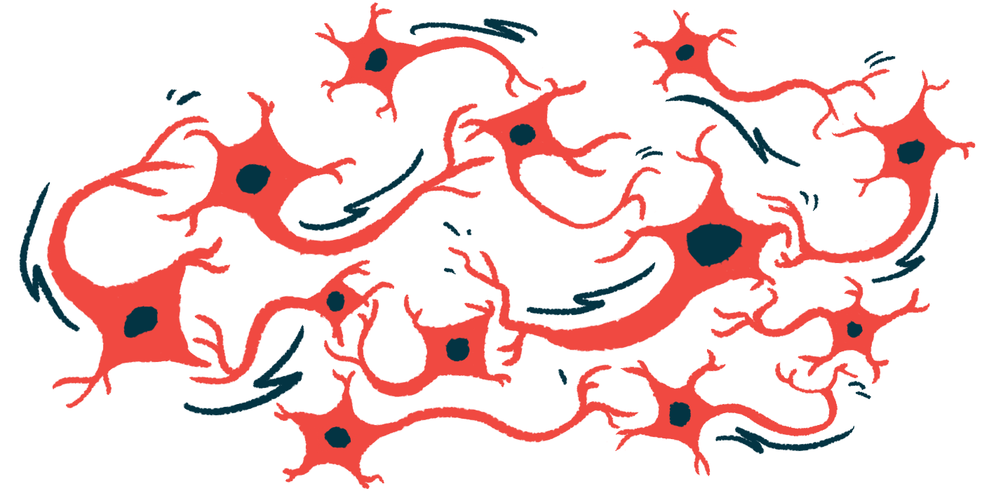 An illustration of neurons is shown.